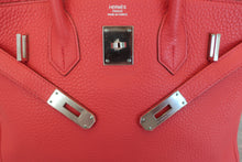 將圖片載入圖庫檢視器 HERMES BIRKIN 30 Clemence leather Bougainvillier □N刻印 Hand bag 600080199
