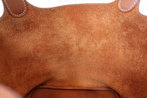 HERMES／エルメス ピコタンロックＭＭ トリヨンクレマンス ゴールド C刻印 ハンドバッグ 700050257