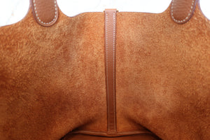 HERMES／エルメス ピコタンロックＭＭ トリヨンクレマンス ゴールド C刻印 ハンドバッグ 700050257