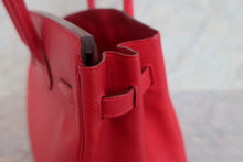画像をギャラリービューアに読み込む, HERMES／エルメス バーキン30 ヴォーエプソン ルージュカザック □Q刻印 ハンドバッグ 800010126
