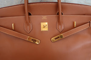 HERMES／エルメス バーキン40 クシュベル ゴールド □A刻印 ハンドバッグ 700070232