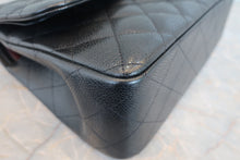 Load image into Gallery viewer, CHANEL Medium Matelasse double flap double chain shoulder bag Caviar skin Black/Silver hadware Shoulder bag 800050046
