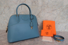 將圖片載入圖庫檢視器 HERMES／エルメス ボリード31 クシュベル ブルージーン □B刻印 ショルダーバッグ 800010051
