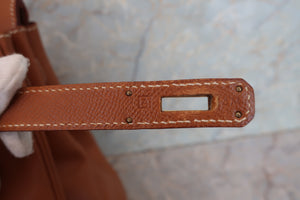 HERMES／エルメス バーキン40 クシュベル ゴールド □A刻印 ハンドバッグ 700070232