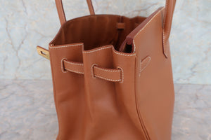 HERMES／エルメス バーキン40 クシュベル ゴールド □A刻印 ハンドバッグ 700070232