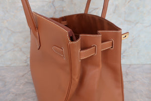 HERMES／エルメス バーキン40 クシュベル ゴールド □A刻印 ハンドバッグ 700070232