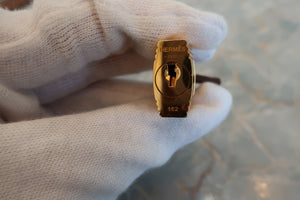 HERMES／エルメス ピコタンロックＭＭ トリヨンクレマンス ゴールド C刻印 ハンドバッグ 700050257