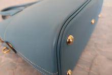 將圖片載入圖庫檢視器 HERMES／エルメス ボリード31 クシュベル ブルージーン □B刻印 ショルダーバッグ 800010051
