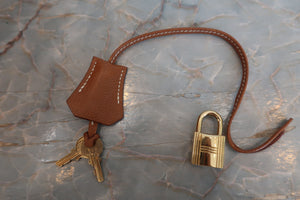 HERMES／エルメス バーキン40 クシュベル ゴールド □A刻印 ハンドバッグ 700070232