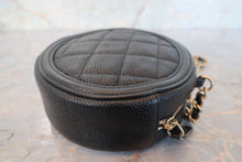 画像をギャラリービューアに読み込む, CHANEL/シャネル ココマークラウンドチェーンショルダーバッグ キャビアスキン ブラック/ゴールド金具 ショルダーバッグ 700110031
