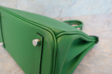 Load image into Gallery viewer, HERMES BIRKIN 25 Epsom leather  Vert benghal □N Engraving Hand bag 700050279
