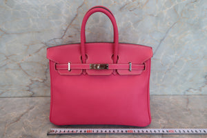 HERMES／エルメス キャンディバーキン25 ヴォーエプソン ローズティリアン/ルビー □O刻印 ハンドバッグ 700070073