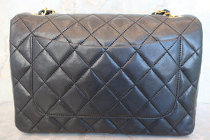 CHANEL/シャネル マトラッセチェーンショルダーバッグ ラムスキン ブラック/ゴールド金具 ショルダーバッグ 600090242