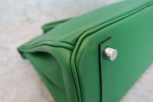 Load image into Gallery viewer, HERMES BIRKIN 25 Epsom leather  Vert benghal □N Engraving Hand bag 700050279
