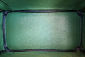 HERMES BIRKIN 25 Epsom leather  Vert benghal □N Engraving Hand bag 700050279
