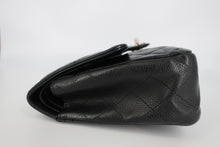 画像をギャラリービューアに読み込む, CHANEL/シャネル マトラッセＷフラップＷチェーンショルダーバッグ キャビアスキン ブラック/シルバー金具 ショルダーバッグ 800100004
