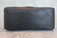 Load image into Gallery viewer, CHANEL Mini Matelasse single flap chain shoulder bag Caviar skin Black/Silver hadware Shoulder bag 800050035
