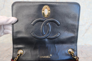 CHANEL/シャネル マトラッセチェーンショルダーバッグ ラムスキン ブラック/ゴールド金具 ショルダーバッグ 600090242