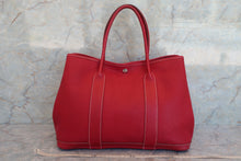 Load image into Gallery viewer, HERMES GARDEN PARTY PM Negonda leather Rouge garance □K Engraving Tote bag 500110030
