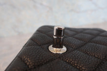 Load image into Gallery viewer, CHANEL Mini Matelasse single flap chain shoulder bag Caviar skin Black/Silver hadware Shoulder bag 800050035
