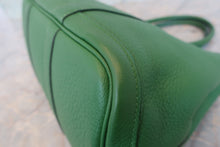 画像をギャラリービューアに読み込む, HERMES／エルメス ガーデンパーティＴＰＭ ネゴンダ グリーン □N刻印 トートバッグ 800010139
