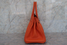 將圖片載入圖庫檢視器 HERMES／エルメス バーキン30 トゴ オレンジ □O刻印 ハンドバッグ 700060073
