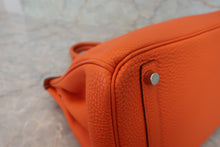 將圖片載入圖庫檢視器 HERMES／エルメス バーキン30 トゴ オレンジ □O刻印 ハンドバッグ 700060073
