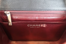 Load image into Gallery viewer, CHANEL Mini Matelasse single flap chain shoulder bag Caviar skin Black/Silver hadware Shoulder bag 800050035
