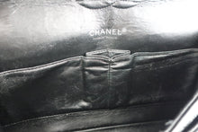画像をギャラリービューアに読み込む, CHANEL/シャネル マトラッセＷフラップＷチェーンショルダーバッグ キャビアスキン ブラック/シルバー金具 ショルダーバッグ 800100004
