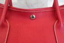 将图片加载到图库查看器，HERMES GARDEN PARTY PM Negonda leather Rouge garance □K刻印 Tote bag 500110030
