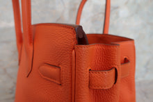 將圖片載入圖庫檢視器 HERMES／エルメス バーキン30 トゴ オレンジ □O刻印 ハンドバッグ 700060073
