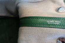 画像をギャラリービューアに読み込む, HERMES／エルメス ガーデンパーティＴＰＭ ネゴンダ グリーン □N刻印 トートバッグ 800010139
