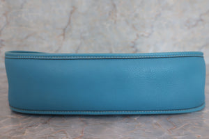 HERMES EVELYNE1 GM Togo leather Blue jean □D Engraving Shoulder bag 600050182
