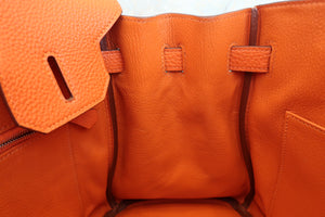 HERMES／エルメス バーキン30 トゴ オレンジ □O刻印 ハンドバッグ 700060073
