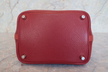 画像をギャラリービューアに読み込む, HERMES／エルメス ピコタンロックタッチPM トリヨンクレマンス/ヴォースイフト ルージュアッシュ/ブリック □R刻印 ハンドバッグ 800010138
