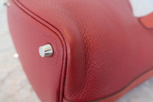 将图片加载到图库查看器，HERMES PICOTIN LOCK TOUCH PM Clemence leather/Swift leather Rouge H/Brique □R刻印 Hand bag 800010138
