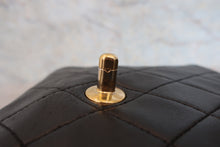 Load image into Gallery viewer, CHANEL Mini Matelasse single flap chain shoulder bag Lambskin Black/Gold hadware Shoulder bag 800030023
