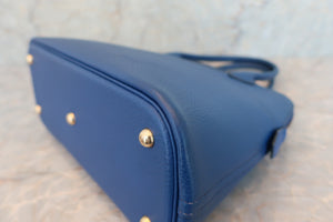 HERMES／BOLIDE 31 Fjord leather Blue royal □E刻印 Shoulder bag 600040223