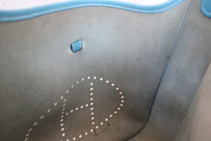HERMES EVELYNE1 GM Togo leather Blue jean □D刻印 Shoulder bag 600050182