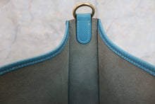 将图片加载到图库查看器，HERMES EVELYNE1 GM Togo leather Blue jean □D刻印 Shoulder bag 600050182
