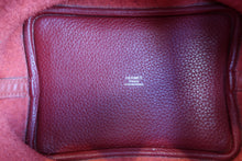 将图片加载到图库查看器，HERMES PICOTIN LOCK TOUCH PM Clemence leather/Swift leather Rouge H/Brique □R刻印 Hand bag 800010138
