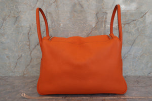 HERMES LINDY 34 Clemence leather Orange □L刻印 Shoulder bag 700060003