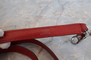 HERMES／エルメス ケリー25 ヴォーエプソン ルージュ □L刻印 ショルダーバッグ 700080125