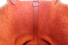 将图片加载到图库查看器，HERMES PICOTIN LOCK TOUCH PM Clemence leather/Swift leather Rouge H/Brique □R刻印 Hand bag 800010138
