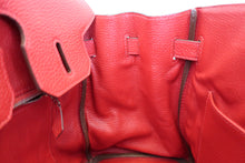 将图片加载到图库查看器，HERMES BIRKIN 30 Clemence leather Rouge casaque □P刻印 Hand bag 700010013
