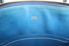将图片加载到图库查看器，HERMES／BOLIDE 31 Fjord leather Blue royal □E刻印 Shoulder bag 600040223
