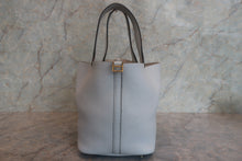 Load image into Gallery viewer, HERMES PICOTIN LOCK MM Clemence leather Blue pale Z Engraving Hand bag 800010065
