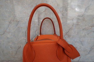 HERMES LINDY 34 Clemence leather Orange □L刻印 Shoulder bag 700060003