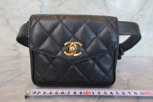 画像をギャラリービューアに読み込む, CHANEL/シャネル マトラッセウエストバッグ キャビアスキン ブラック/ゴールド金具 ウエストバッグ 700110020
