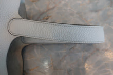 Load image into Gallery viewer, HERMES PICOTIN LOCK MM Clemence leather Blue pale Z Engraving Hand bag 800010065
